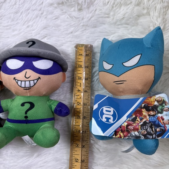 DC Comics Plush Lot Batman Penguin Riddler Toy Factory Big Head Justice League - Picture 11 of 11